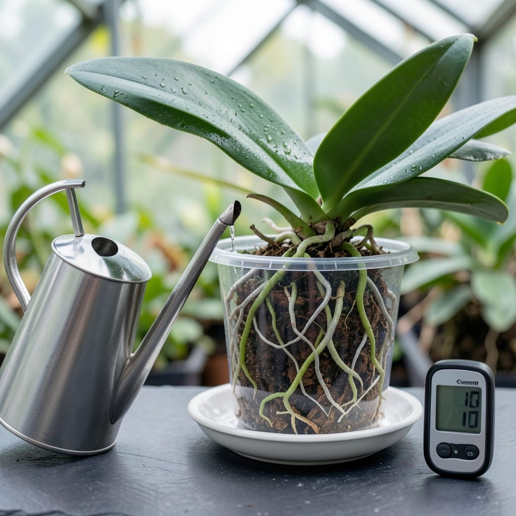 How Often to Water Orchids in Greenhouse: Humidity-Based Schedule That Saves Roots