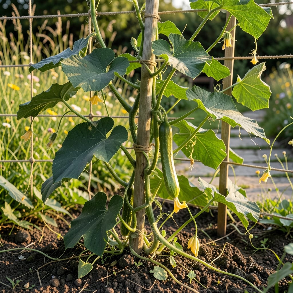 How Tall Cucumber Plants Grow: Vining vs Bush Types and Space-Saving Hacks
