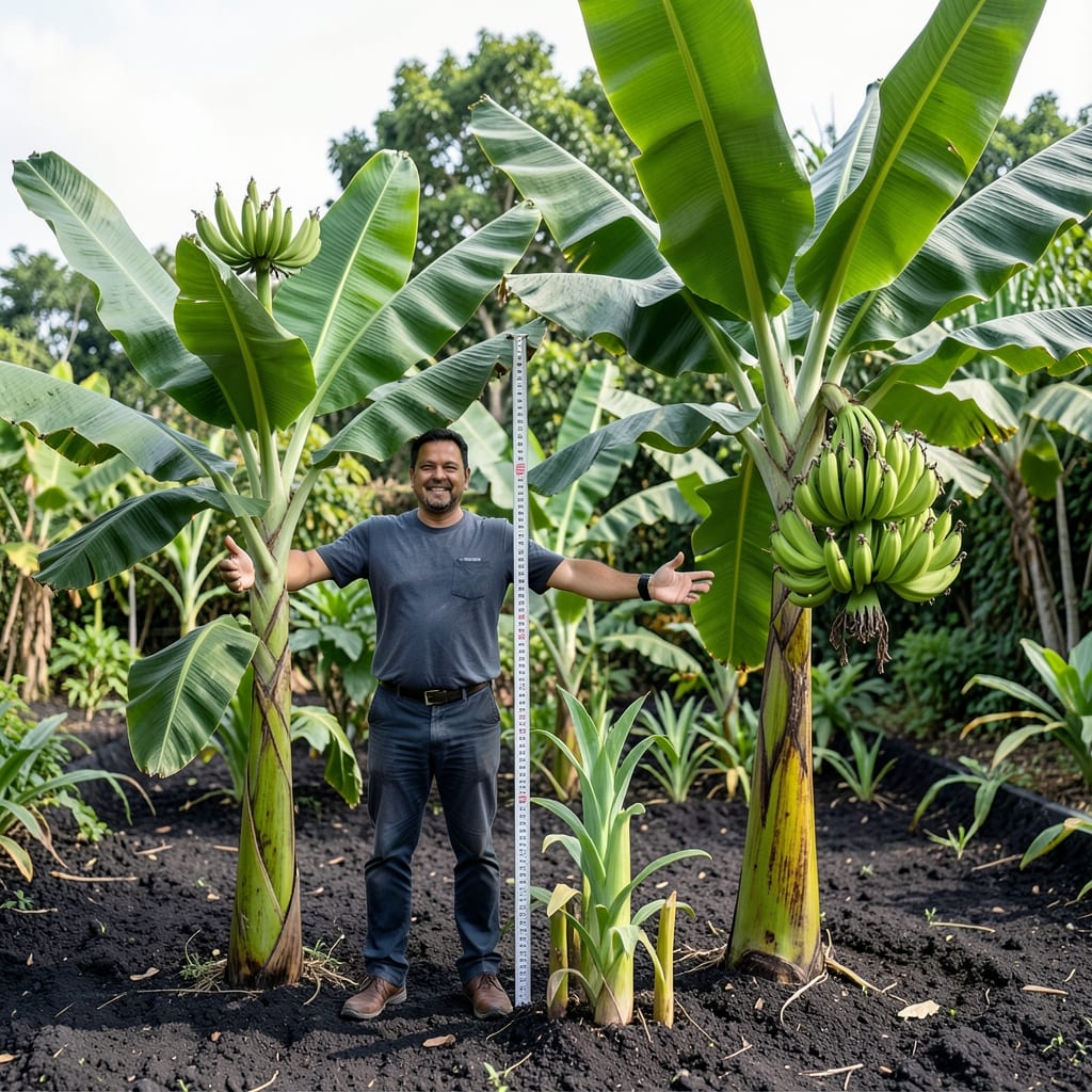 How Tall Do Banana Plants Grow: Dwarf vs. Giant Varieties Explained