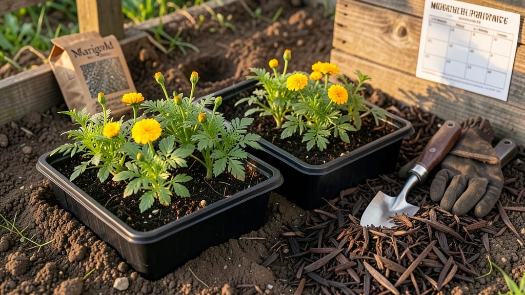 When to Plant Marigolds in Michigan: Soil Warmth Triggers for Zero-Frost Risk