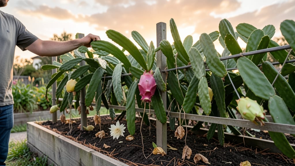 How Tall Do Dragon Fruit Plants Grow: Vertical Space-Saving Tips for Small Gardens