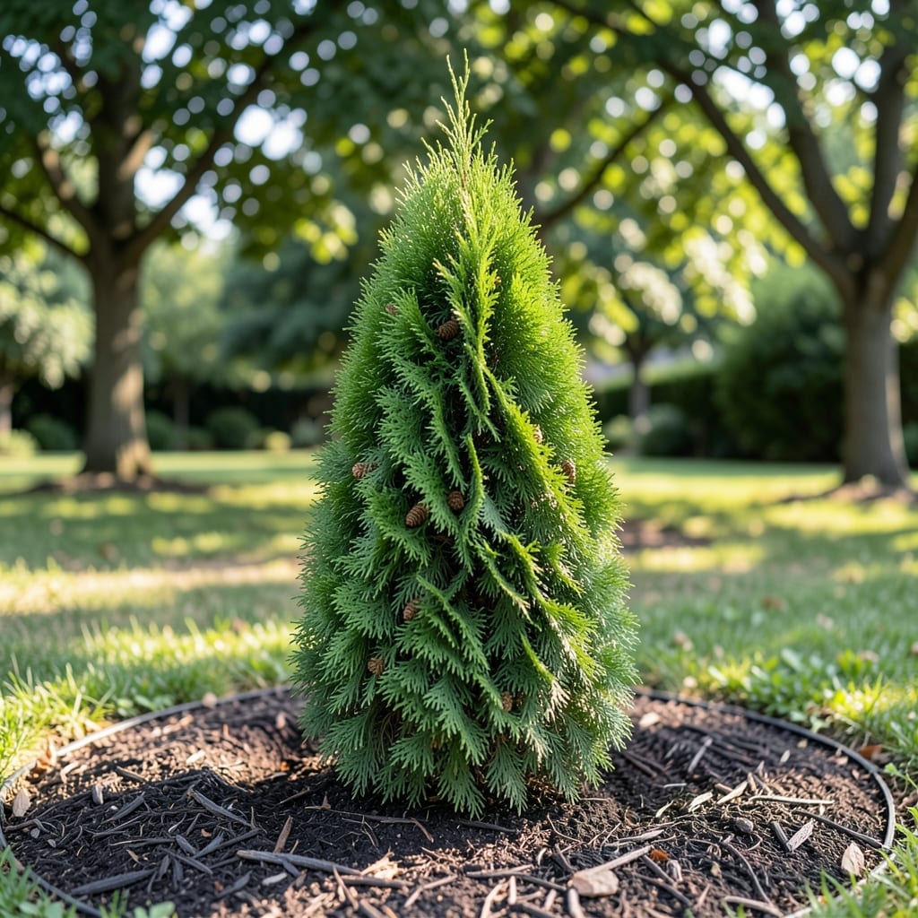 How Tall Do Arborvitae Emerald Green Grow: Mature Height Chart by Year