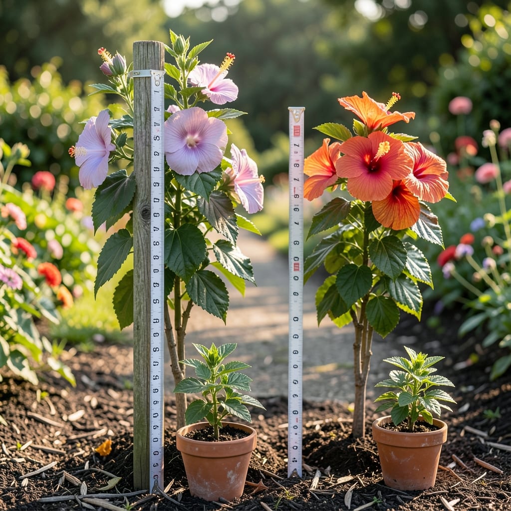 Hibiscus Height Guide: Variety-Specific Growth Ranges & Care Tips