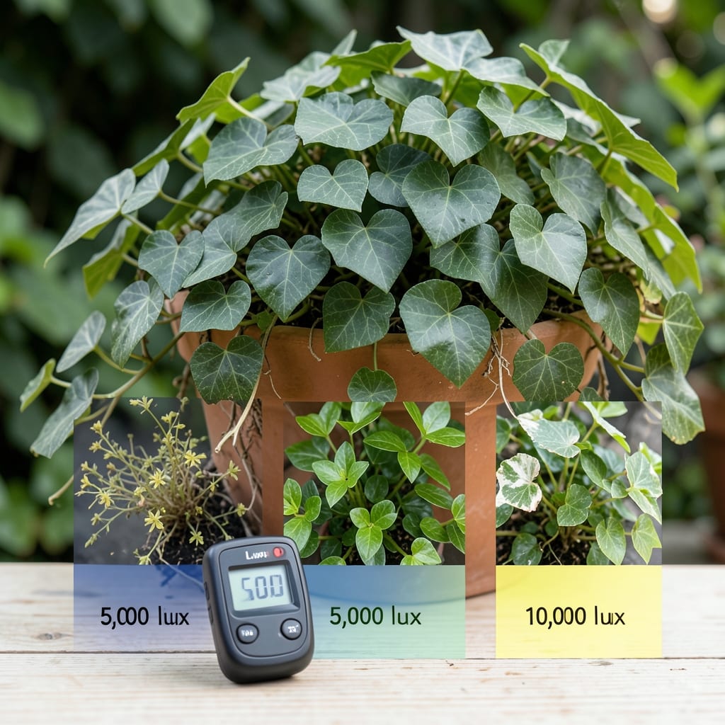 How Much Light Do Ivy Plants Need: Thriving in Low to Bright Indirect Spots