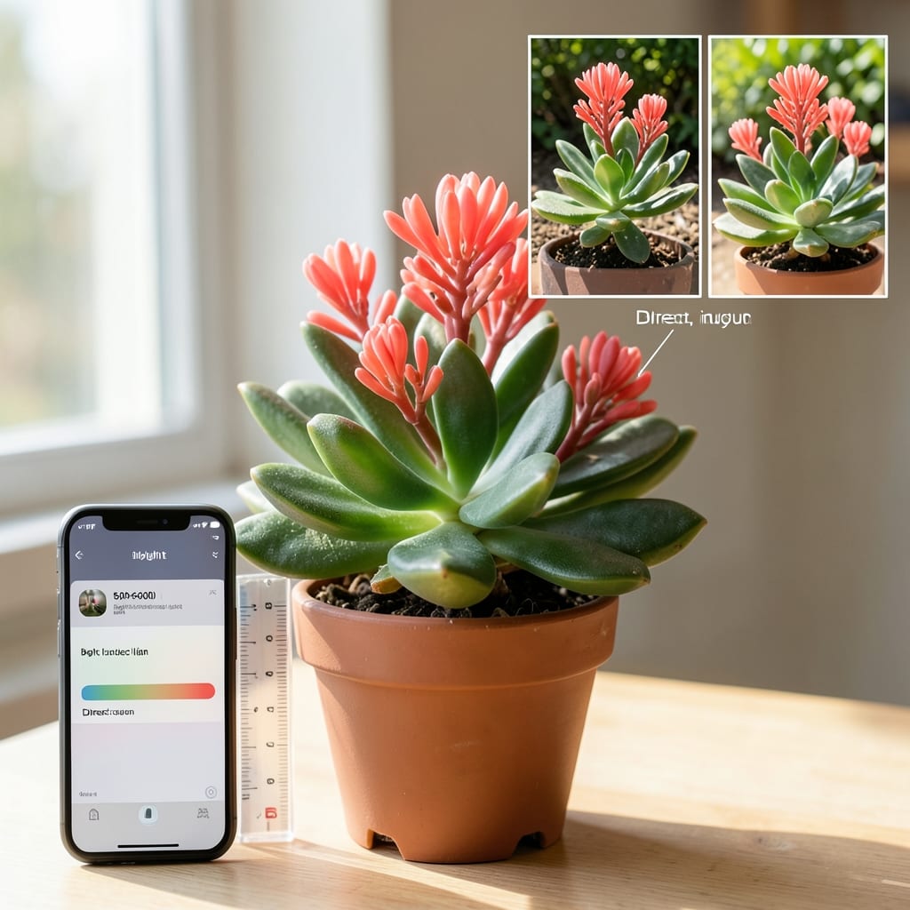 How Much Light Do Kalanchoe Plants Need: Thriving in Low to Bright Indirect Sunlight