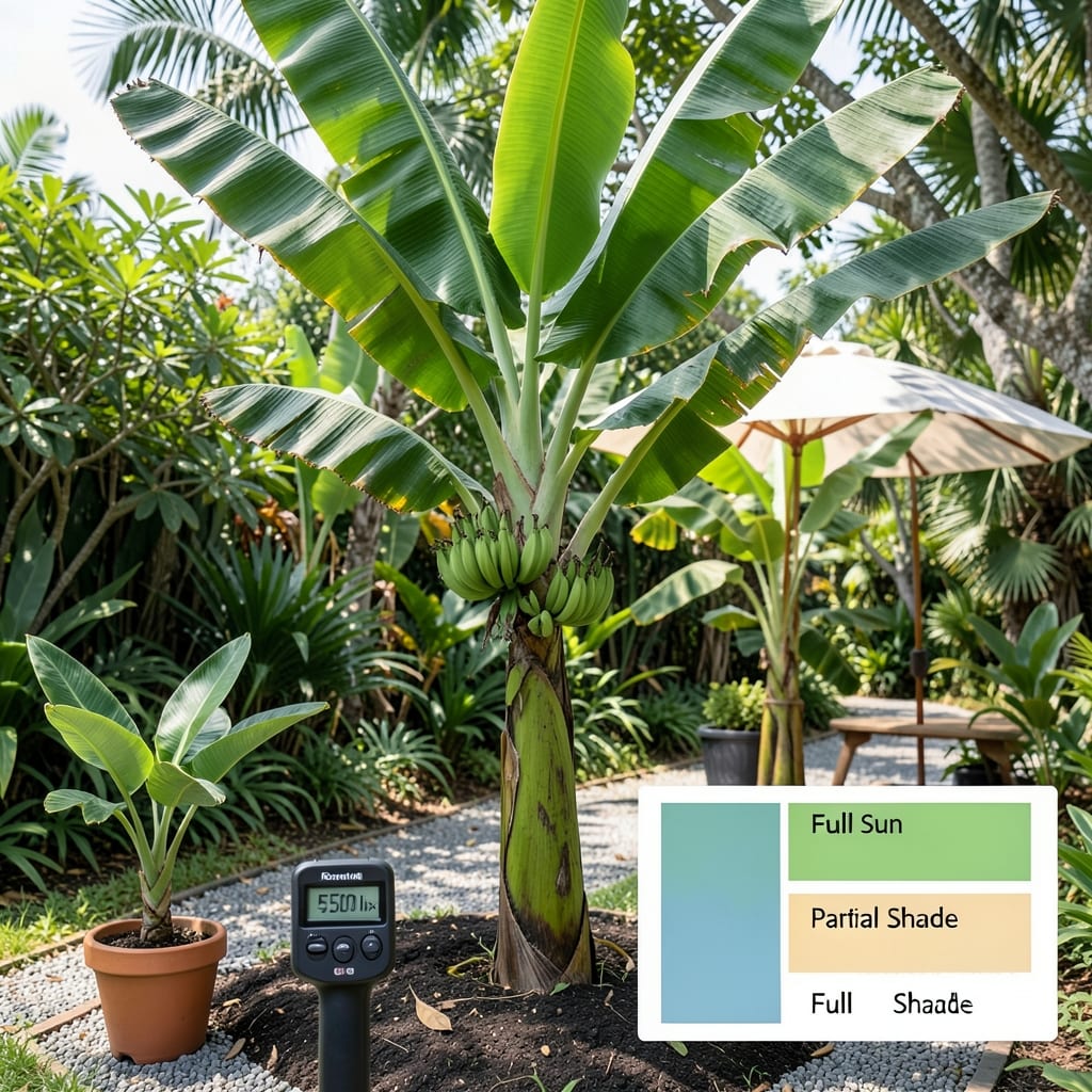 How Much Light Does a Banana Plant Need: Sunlight Secrets for Faster Growth