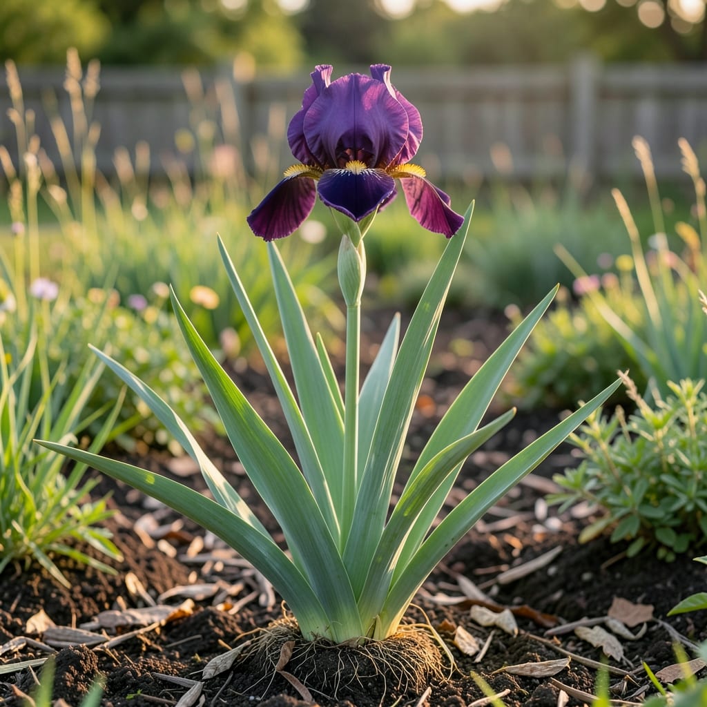 How Tall Do Bearded Irises Grow: Height Chart by Variety and Spacing Needs