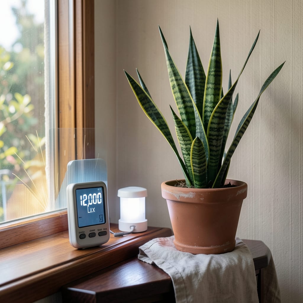 How Much Light Does a Rattlesnake Plant Need: Thriving in Low to Bright Indirect Sunlight