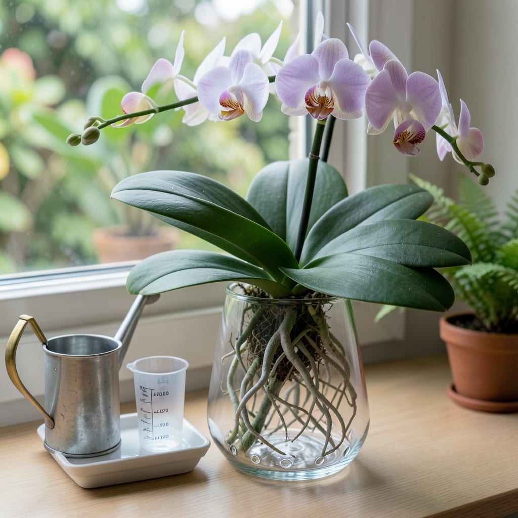 How Much Water to Put in Vase for Orchids: Precision Guide for Long-Lasting Blooms