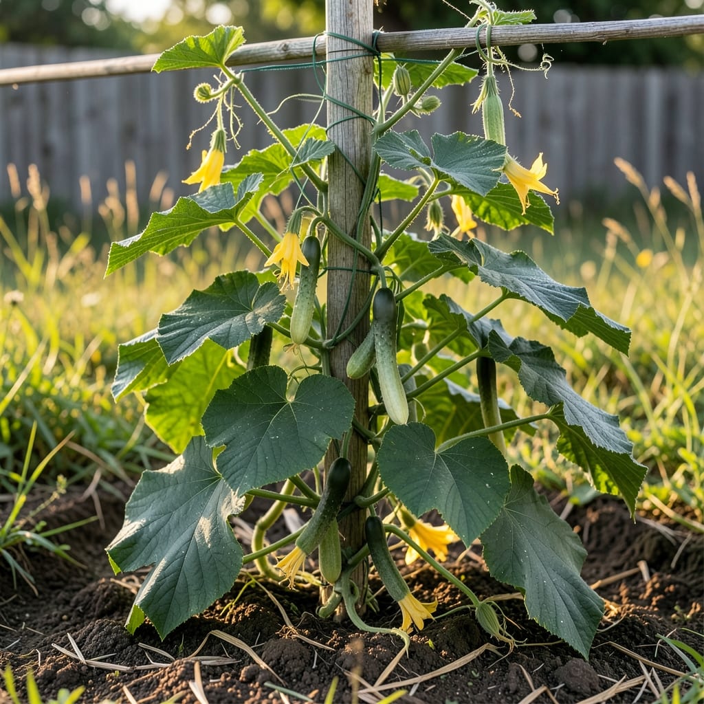 How Tall Can Cucumber Plants Grow: Vine Lengths by Variety & Support Needs