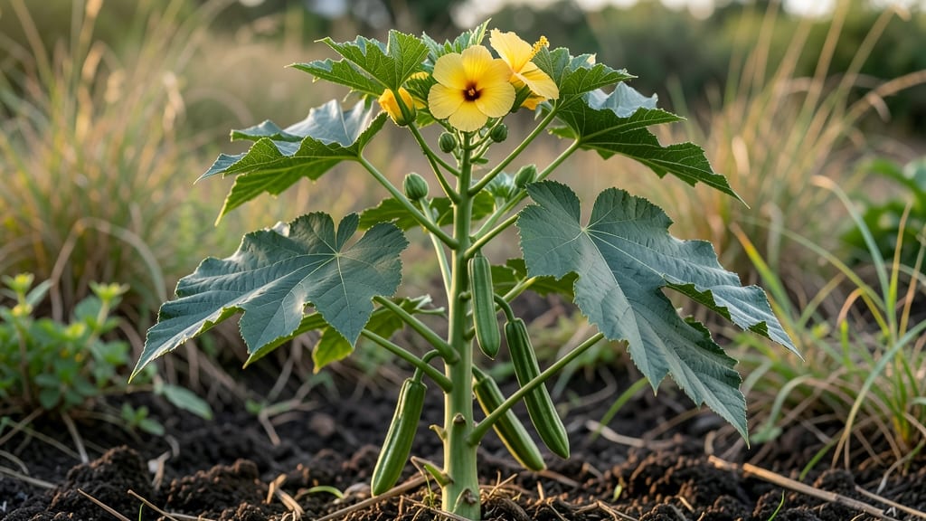 How Tall Do Okra Plants Grow: Pole vs Bush Types Explained